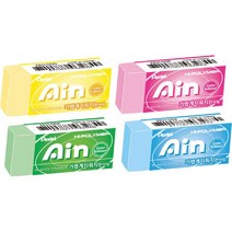 [RAΕ] 펜텔 아인 칼라 지우개 라이트그린 ZEH-05K 필기구 학생 컬러 문구 사각 연필 공부 샤프 ▷_4Ε470Ea, Ε본상품선택!