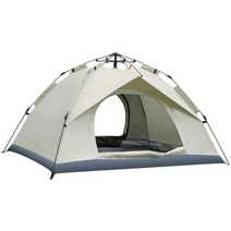캠핑 원터치 텐트 방수 4인용, W-001