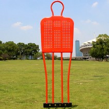축구더미 유소년 축구더미 프리킥더미 프리킥벽 프리킥 장애물 세트피스 슈팅 스크럼, 주황색 1개 받침대x