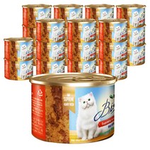뉴트리나 비스트로 흰살 참치와 연어 캔 정품, 160g x 24개