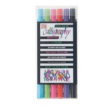 지그 쿠레타케 캘리그라피펜 6종세트 TC-3100, 010, 022, 025, 031, 041, 080, 4세트