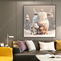 보석 비즈 십자수 귀여운 송아지 대형 DIY 구슬 디즈니 해바라기 공예 구어도 명화