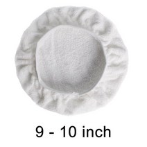 높은 품질 3 크기 폴리 셔 기계에 대 한 연마 패드 왁 싱 버핑 자동차 페인트 케어 셔, 09 Cotton 9-10 INCH
