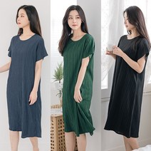 민트코코아 여성 주름 플리츠 반팔 여름 쿨스판 원피스