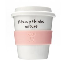 스몰 에코사랑 머그컵(190ml) 판촉물 사은품 돌답례품 단체선물 인쇄가능 국산, 핑크