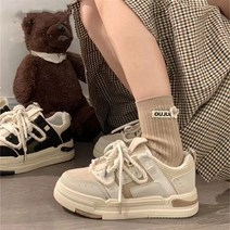 여성 보드화 코르덴 가을 여성화 복고 신발