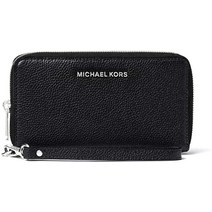 마이클코어스 Michael Kors 머서 라지 플랫 멀티펑션 폰 케이스 블랙 원 사이즈