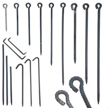 쇠말뚝 쇠말둑 철근말뚝 철근팩 철물, 11) 천막말뚝 40cm (10mm)
