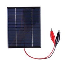 30 와트 5 볼트/12 볼트 USB 접이식 태양 전지 패널 캠핑 자동차 RV 방수 휴 전화 배터리 충전기 보조베터, 06 5W 12V 13.6x11cm