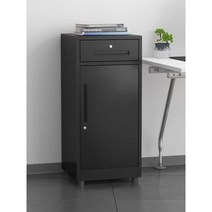 미니캐비닛 수납장 철캐비넷 케비넷 소형, 650원드로우원도어블랙1.2mm