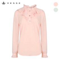 예쎄 넥프릴 뒷리본 블라우스 YT03BL03M