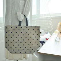 기타 바보사랑[데일리홈]빈티지도트 방수에코백