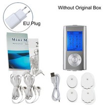 EMS 운동 근육 다이어트 Tens ems unit 8 모드 디지털 손바닥 장치 목, 협력사, 상자 없는 eu 플러그
