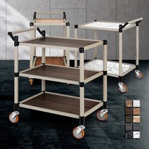 써빙카트 운반 2단3단 식당용 식당 서빙카트 운반카 운반구, 일반형 플라스틱 2단 중