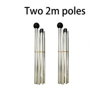 캐노피 폴 비치 캠핑 텐트 지원 Frame1.7M/2M 접이식 캠핑 텐트 지원 마운트 및 홀더 타프폴대 폴대지대, 2M