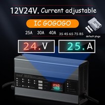 12V 24V 배터리 충전기 40A 30A 14.6V 29.2V RV 지게차 스크러버 이온 Lifepo4 산 리드 4S 8S 7S, 04 12V 4S Lifepo4 14.6V_01 25A