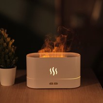 가습기 휴대용 에센셜 오일 디퓨저 시뮬레이션 화염 초음파 홈 오피스 공기 청정기 향기 수딩 수면 분무기, 01