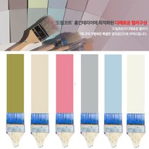 벽지위페인트 친환경 셀프 벽 벽지 타일 목재 바르는 페인팅, 목재용, 502 티크 3.7L  (목재 전용)