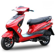 오토바이 스쿠터 125cc 브랜드 연료 여성 남성 연비 JH, 레드