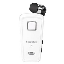 초소형 안보이는 가성비 블루투스 무선 이어폰 Fineblue-F980 무선 개폐식 휴대용 미니 블루투스 헤드셋, 01 WHITE
