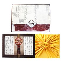 장수왕 육포 선물세트 4호 800g /명절 설날 구정 추석 선물 고급 답례 이바지 보자기, 100g X 8개, 1세트
