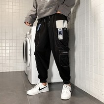 남자 항아리 바지 벌륜 팬츠 골댄 코듀로이 방한 건빵 산책 마실 와이드 일 작업 핫 조거 레저 스포츠 남성 힙합 스트리트 빔 발 카고 패션 인쇄 남성 융 기모 통넓은 배기