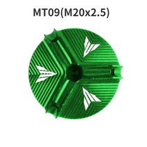 엔진 오일 컵 야마하 MT 01 03 07 09 10 25 MT03 MT25 오토바이 필러 캡 플러그 커버, 07 MT09(M20x2.5)