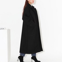 가을 여성 오버핏 싱글버튼 롱코트 여행룩 클래식 루즈핏 맥코트 모던 코디 내추럴