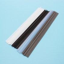 플라스틱 용접봉 ABS PP HDPE PPR PVC UPVC CPVC 범퍼 수리 납땜 스틱 전극 뜨거운 공기 총 용접기 용접, 03 Clear 1m 2pcs, 06 UPVC, 1개