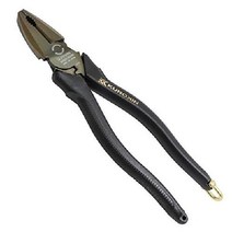 Fujiya 3000N-225BG High-leverage Pliers (Black Gold with Shackle) 8.9 inches (225 mm) Joint for Easy, 200mm