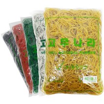 고무나라 고무밴드 1kg 노란 고무줄, ③1kg고무밴드 40x1.3x1.3(녹색)(베트남)