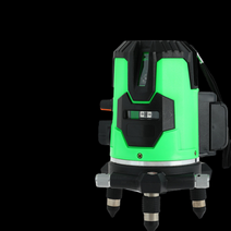 그린 라인 레이저 레벨기 수평기 수평계 레벨링머신 줄자 거리측정기 오토 자동 레벨기, F. 그린 5라인+거치대