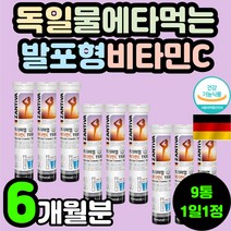40대 독일 비타민C 아스코르빈산 비타민시 필수 데일리 하루 물에타먹는 비타민씨 발포형 비타민시 활성산소 제거 영양제 추천 30대 남성 여성 고함량 고용량 아스코르브산 바이타민