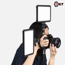 일음쇼핑^^*m디키트 DSLR 카메라 듀얼조명 라이트 브라켓 거치대 촬영스탠드 마운트 브라 램프 악세사리 붐스탠드 걸이일medi^*^, ab*^^선택없는