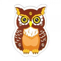 블루마토 화이트보드 지우개(자석) 부엉이