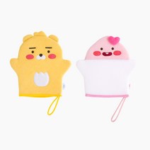 카카오 리틀프렌즈 목욕 장갑 샤워 손타올, 리틀어피치