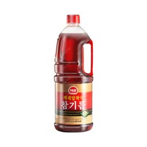 해표 재래 압착식 참기름 1.8L 업소용 식자재 대용량 X 2