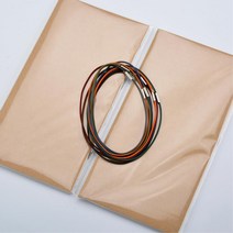 다이어리 노트 책갈피 바인딩 끈 /2p 스케줄러 일지, 블랙/S