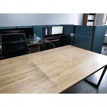 UJF820583책상가림막 이동파티션 투명 아크릴 칸막이 6인용, 단품