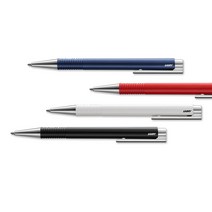 라미 볼펜 204M+ logo 4종 택1, 블랙+각인