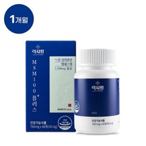 럭시팜 MSM1000 플러스 무릎 관절 연골 영양제 760mgx60정