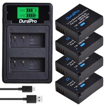 배터리 카메라용 밧데리 1260mAh DMW-BLE9 배터리 DMC GF3 GF5 GF6 GX7 GX80 DMC-LX100 TZ80, 08 4Battery 1Charger