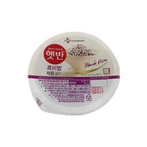 햇반 흑미밥 작은공기, 9개, 130g