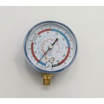 메니 폴더 폴드 게이지 에어컨가스 주입기 자동차 에어컨 냉매 디지털 18quot 70mm 파란색 저압 냉동 프레온 ac 매니폴드 게이지 로우 0-220350psi, 복합형
