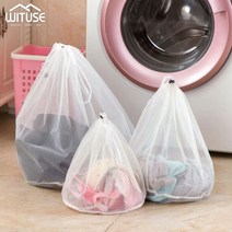 3 사이즈 세탁 세탁 가방 의류 관리 접이식 보호망 필터 속옷 브래지어 양말 속옷 세탁기 의류, 중간