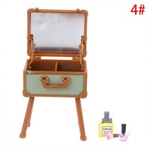 음식모형제작 미니어처 DIY 1:12 인형집 미니 화장대 화장품 립스틱 향수 에어 쿠션 거울 홀더 포함 가구 장식 플레이 하우스 장난감 상품 1 세트, 04 D