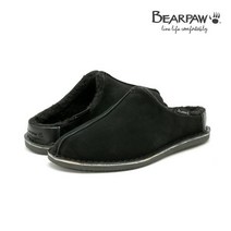 [정품인증] 269937 베어파우 베어파우 (BEARPAW)★ ROGER 남녀공용 겨울 슬리퍼 ★블랙(K2116001)