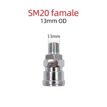 에어 커플러 호스 퀵 커넥터 공압 릴리스 호스 피팅 고압 커플 링 공기 압축기, [03] SM20