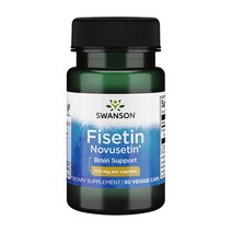 스완슨 Fisetin 피세틴 노부세틴 플라보노이드 비건 30 베지캡슐, 1개, 피세틴 100 mg 30베지캡슐, 30정
