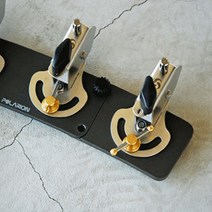 크루션 받침틀 추가날개 1단 민물 낚시 받침대 뒤꽂이 민물 받침틀, 좌측 파랑